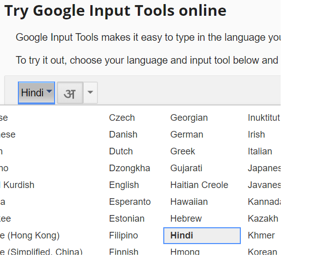 Hindi Blog Writing - हिंदी ब्लॉग लेखन सीखें 3 google-input-tools-hindi-writing